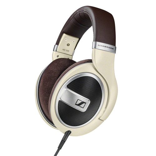 Sennheiser HD-599 Around-Ear Headphones (Matte Ivory) 506831 B&H