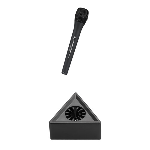 Sennheiser MD 46 Handheld Microphone with Microphone Flag ENG