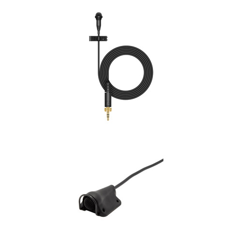 Sennheiser ME 2 Omnidirectional Lavalier Microphone Kit with Lav Concealer (3.5mm Connector, Black)