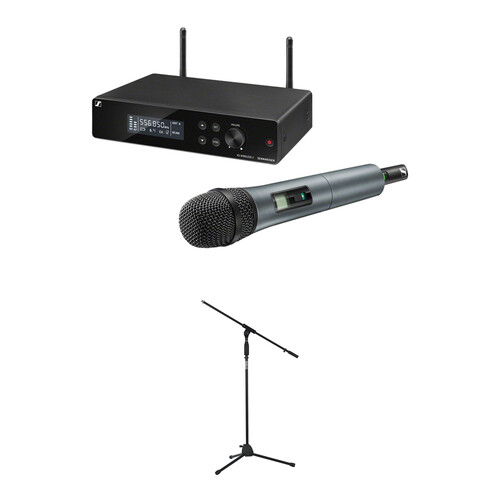 Sennheiser XSW 2-835-A Wireless Handheld Microphone System Kit with e835 Capsule & Tripod Mic Stand (A: 548 to 572 MHz)