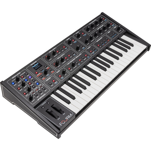 Sequential Fourm Compact 4-Voice Analog Poly Synthesizer