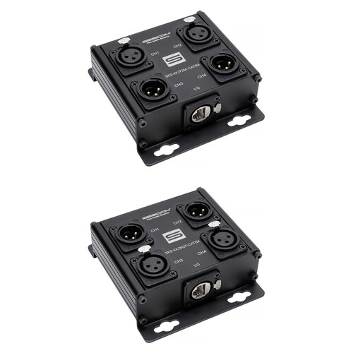 Sescom 4-Channel Passive Balanced Audio Extender Kit