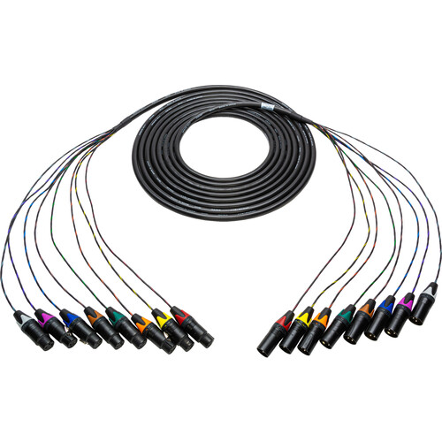 Sescom 8-Channel XLR Male to XLR Female Audio Snake Cable (150')