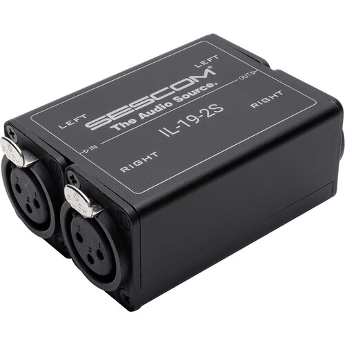 Sescom 2-Channel Pro Audio Hum Eliminator with Isolation