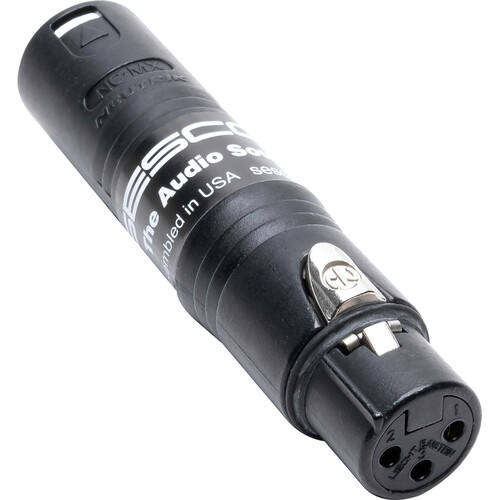 Sescom NHA3F4M 3-Pin Female to 4-Pin Male Inline Adapter Barrel