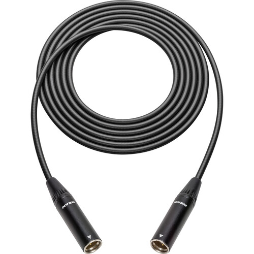 Sescom 3-Pin Mini-XLR Male to 3-Pin Mini-XLR Male Audio Cable (6')