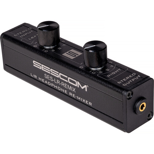 Sescom SES-LR-REMIX Headphone Level Volume Control with Independent Left/Right Adjustment