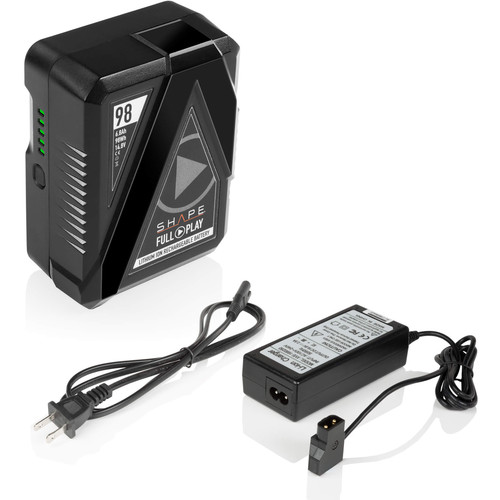 SHAPE Full Play V-Mount Battery Kit with Portable D-Tap Charger