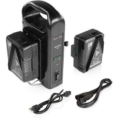 SHAPE Full Play 2 Battery Kit with 2-Bay Vertical Charger (Gold Mount)