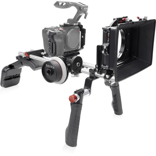 SHAPE Creator Camera Cage Shoulder Mount Kit with Matte Box and Follow Focus for Canon EOS C50