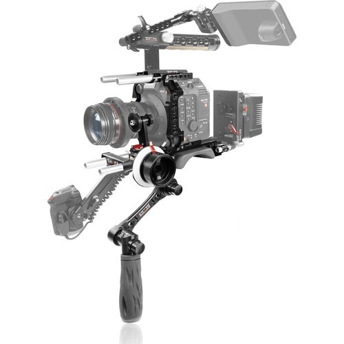 SHAPE Baseplate with Cage, Left-Side Handle & Follow Focus Pro for Canon C500 Mark II & C300 Mark III