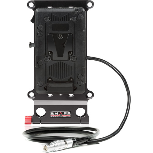 SHAPE Cheese-Style Battery Plate with 15mm LWS Bracket for RED EPIC, DRAGON & RAVEN (V-Mount)