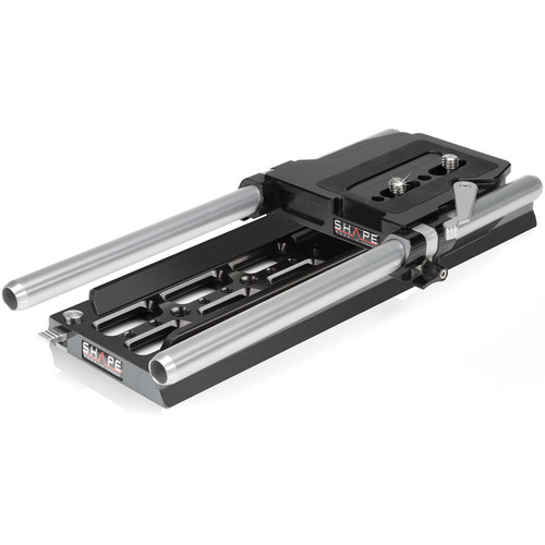 SHAPE ARRI Standard Studio Bridgeplate and 12" Dovetail Plate with 15mm Rods