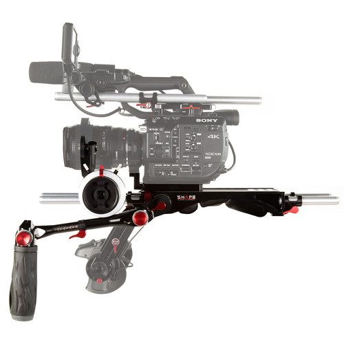 SHAPE Baseplate Bundle Rig with Metabones Support & Follow Focus Pro for Sony FS5/FS5M2