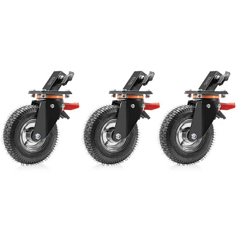 SHAPE Montreal Big Wheels for 1-1/4" Square Legs (Set of 3)