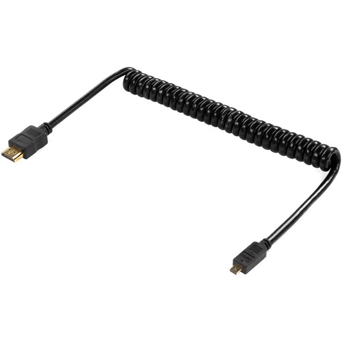 SHAPE O204K Coiled Micro-HDMI to HDMI Cable (16 to 32")
