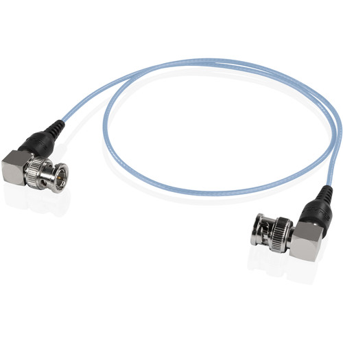 SHAPE Skinny 90° BNC Cable (Blue, 24")