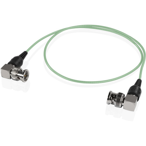SHAPE Skinny 90° BNC Cable (Green, 24")