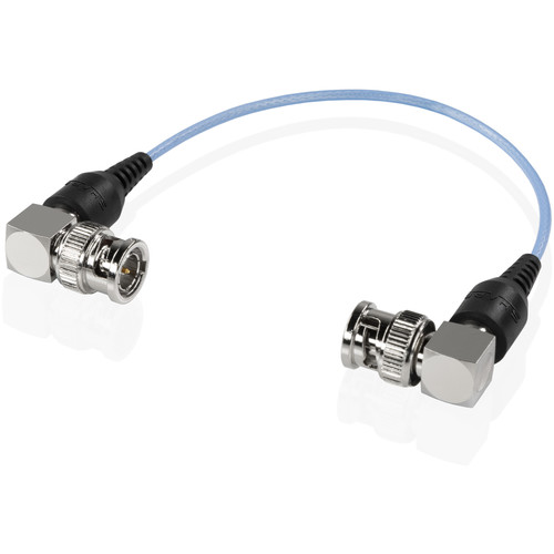 SHAPE Skinny 90° BNC Cable (Blue, 6")