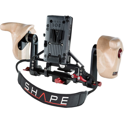 SHAPE Wireless Director's Kit with Wooden Handles with V-Mount Battery Plate