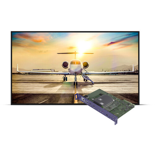 Sharp PN-P556-BS6 55" UHD 4K HDR Commercial Monitor with BrightSign Built In