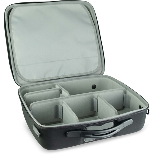 Shell-Case Hybrid 340 Lightweight Semi-Rigid Utility Case with Pouch & Divider Set (Black)