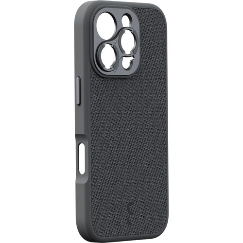 ShiftCam Camera Case for iPhone 16 Pro (Black Gray Fabric)