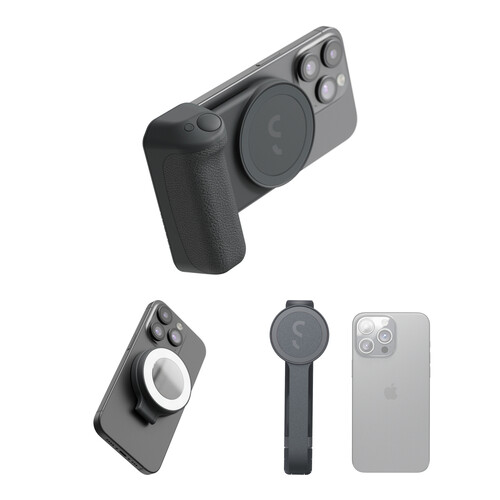 ShiftCam SnapGrip Pro with SnapPocket Light and SnapStand Selfie Kit (Midnight)
