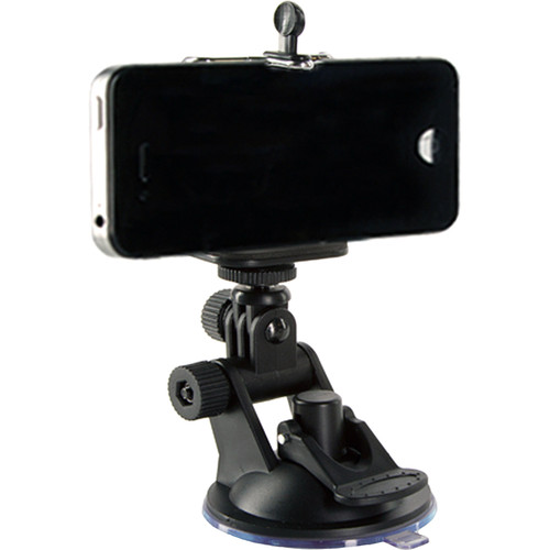 SHILL Simple Suction Cup Mount with Smartphone and GoPro Adapters