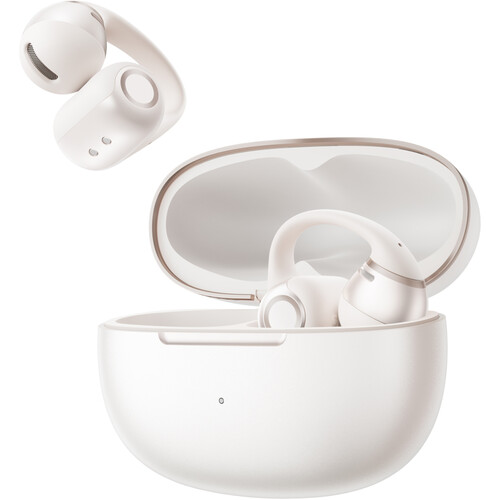SHOKZ OpenDots 2 Open-Ear Clip-On Earbuds E320-ST-WT-US B&H
