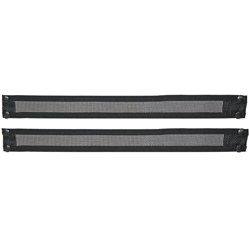 ShooterSlicker Snap-On Fabric Rack Panel with Ventilation (1 RU, 2-Pack)