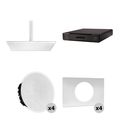 Shure 920Q W-V Large Conferencing Room Bundle (White)