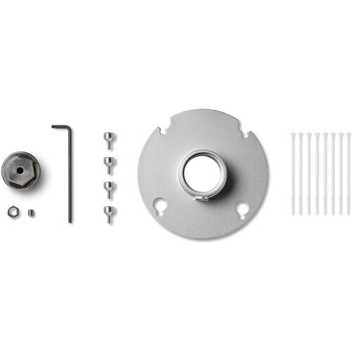 Shure A900-PM-3/8IN Pole-Mount Kit for MXA902, 910, 920 Mic, and 3/8" Threaded Rod (Black)