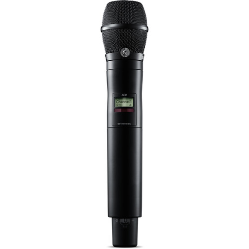 Shure AD2/K11B Digital Handheld Wireless Microphone Transmitter with KSM11 Capsule (G57: 470 to 616 MHz, Black)