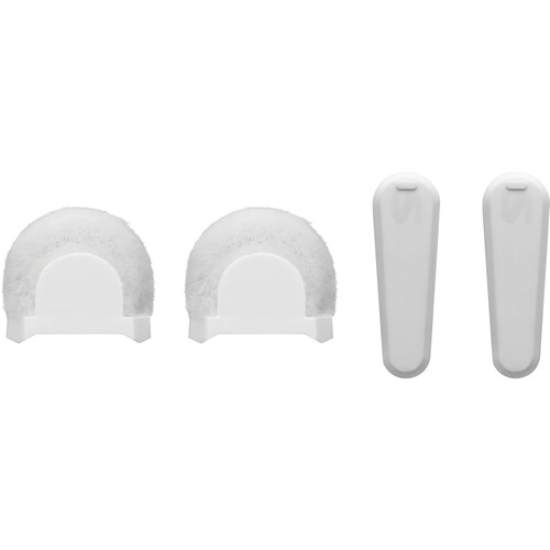 Shure White Windscreen and Clip Cover for MoveMic Lav (2-Pack)