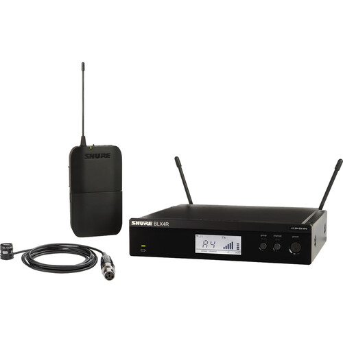 Shure BLX14R/W85M Rackmount Wireless Cardioid Lavalier Microphone System (H9: 512 to 542 MHz)