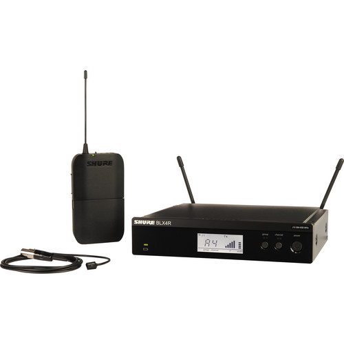 Shure BLX14R/W93 Lavalier Wireless System with WL93 Lavalier Microphone (H8: 518 - 542 MHz)