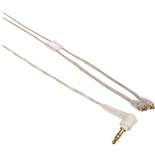 Shure EAC46CLS Earphone Cable with Nickel-Plated MMCX Connectors (Clear, 46")