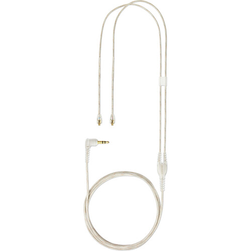 Shure EAC64CLS Earphone Cable with Nickel-Plated MMCX Connectors (Clear, 64")