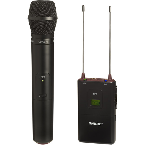Shure FP2 Wireless Handheld Transmitter with Wireless Receiver (J3: 572 - 596 MHz)