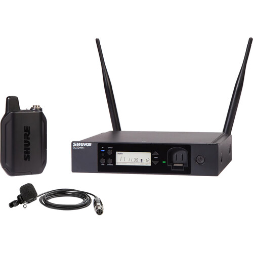 Shure GLXD14R+ Dual-Band Cardioid Wireless Presenter Rack System (Z3: 2.4 / 5.8 GHz)