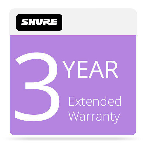Shure 3-Year Extended Warranty for IMXRK70Z