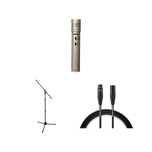 Shure KSM137/SL Cardioid Microphone Kit with Stand and Cable