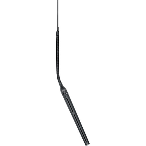 Shure MX202 Microflex Condenser Overhead Microphone (Mini-Shotgun, Plate-Mount Preamp with Screw Terminals, Black)