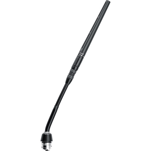 Shure MX405 Series 5" Gooseneck Microphone with Mini-Shotgun Condenser Cartridge (Light Ring, No Preamp)