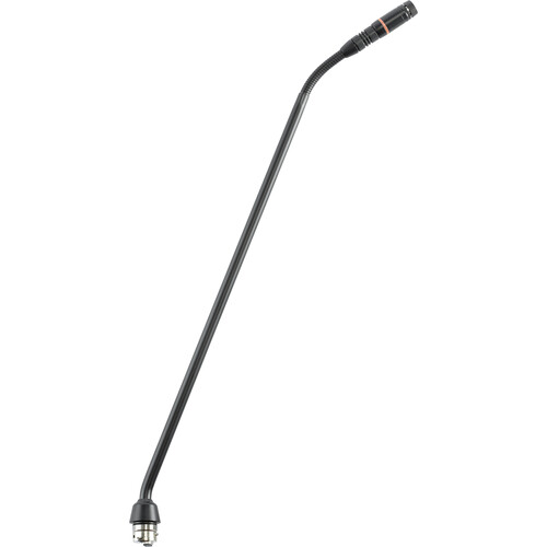 Shure MX415RLP/S 15" Microflex Modular Gooseneck Microphone with Supercardioid Cartridge, Top Light Ring (Black, No Preamp)