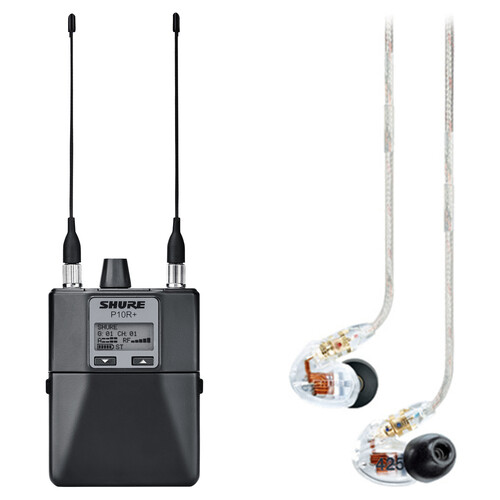 Shure P10R+ Wireless Bodypack Receiver Kit with SE425 In-Ear