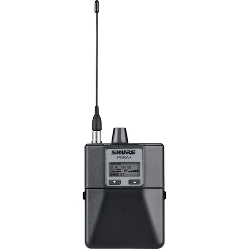 Shure P9RA+ Wireless Bodypack Receiver for PSM 900 In-Ear Personal Monitoring System (G6: 470 to 506 MHz)