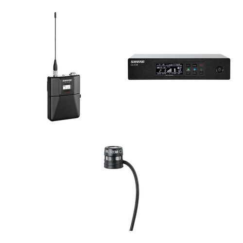 Shure QLXD14/85M Digital Wireless Cardioid Lavalier Microphone System Kit (H50: 534 to 598 MHz)