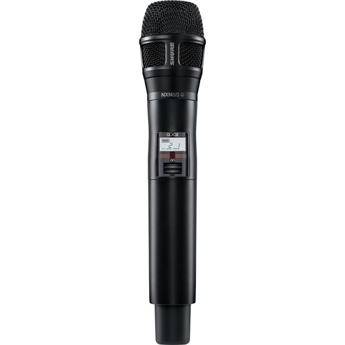 Shure QLXD2/N8S Digital Handheld Wireless Microphone Transmitter with Nexadyne 8/S Supercardioid Capsule (G50: 470 to 534 MHz)